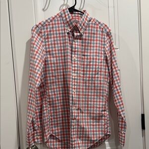 J. Crew Red and Blue Checkered Men's Shirt